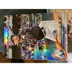 2018 Topps Rainbow foil insert- Giancarlo Stanton - #100 - Marlins -RAW Mint